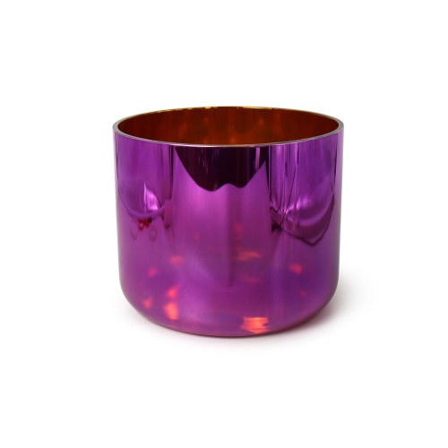 Purple Gold Alchemy Crystal Singing Bowl with Carrier Bag For Chakra Healing Yoga Meditation Sound Bath