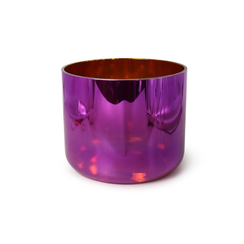 Purple Gold Alchemy Crystal Singing Bowl with Carrier Bag For Chakra Healing Yoga Meditation Sound Bath 