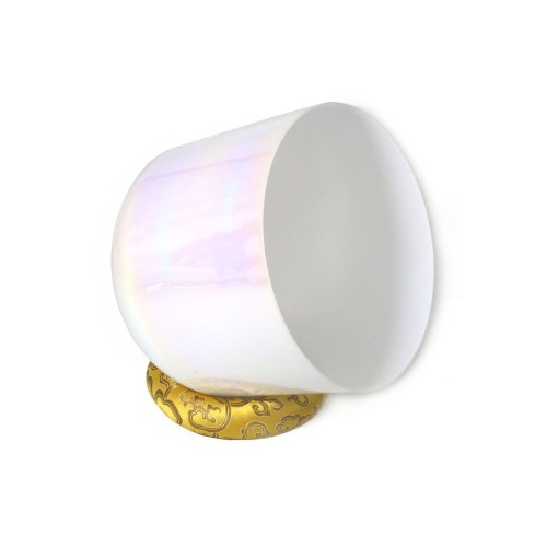 432Hz/440Hz Mother of Pearl Alchemy Crystal Singing Bowl with Carrier Bag For Chakra Healing Yoga Meditation Sound Bath