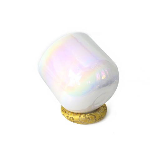 432Hz/440Hz Mother of Pearl Alchemy Crystal Singing Bowl with Carrier Bag For Chakra Healing Yoga Meditation Sound Bath