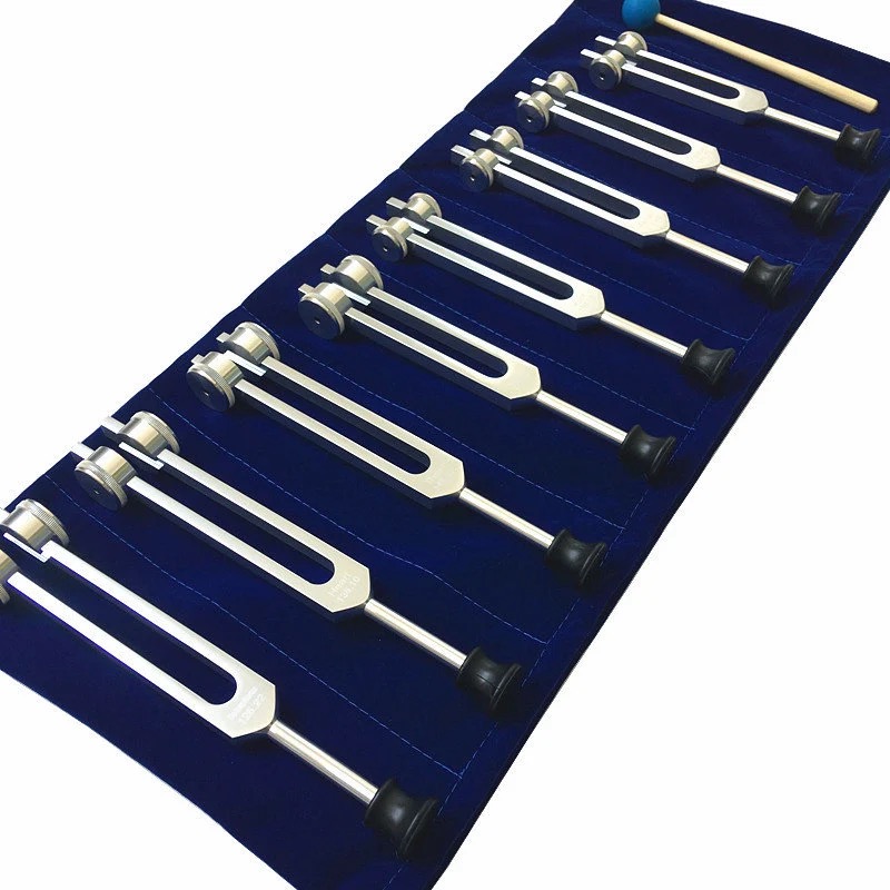 8 Chakras Tuning Fork Set including soul purpose Tuners for Sound Healing 