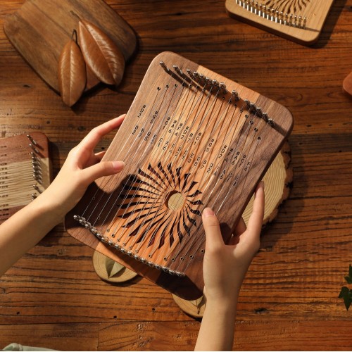 17/31 String Mini Lyre Harp Kalimba Thumb Piano Easy to Play