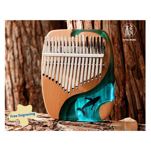 17 Keys Kalimba Thumb Piano Set Free Engraving Awesome Gift