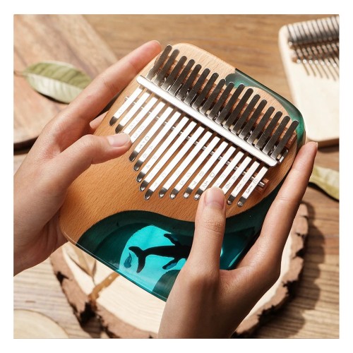 17 Keys Kalimba Thumb Piano Set Free Engraving Awesome Gift 