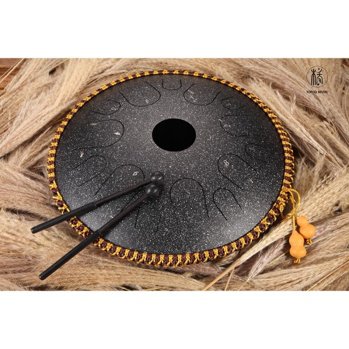 14 inch 14 notes Steel Tongue Drum Set Free Personalized Lettering Handpan Tank drum with Bag and Mallets Zen