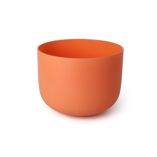 TOFOU Orange Crystal Singing Bowl For Chakra Sound Healing 440Hz/432Hz Meditation Bowl in Perfect Pitch 