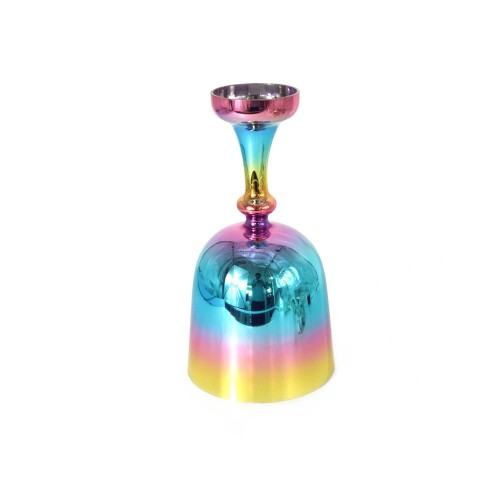 Rainbow Color Chalice Crystal Singing Grail For Chakra Healing Meditation With Carry Bag