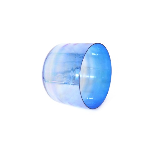 432Hz/440Hz Blue Gradient Alchemy Crystal Singing Bowl Clear Cosmic Crystal Bowl with Carrier Bag For Chakra Healing Yoga Meditation Sound Bath