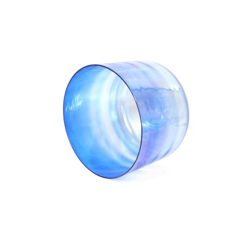 432Hz/440Hz Blue Gradient Alchemy Crystal Singing Bowl Clear Cosmic Crystal Bowl with Carrier Bag For Chakra Healing Yoga Meditation Sound Bath