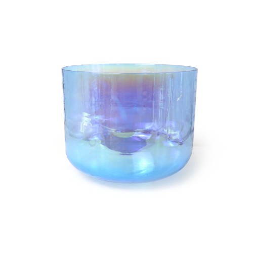 432Hz/440Hz Aqua Aura Alchemy Crystal Singing Bowl Clear Cosmic Crystal Bowl with Carrier Bag For Chakra Healing Yoga Meditation Sound Bath