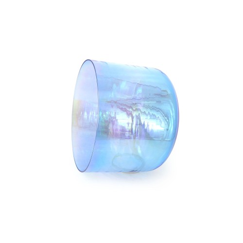 432Hz/440Hz Aqua Aura Alchemy Crystal Singing Bowl Clear Cosmic Crystal Bowl with Carrier Bag For Chakra Healing Yoga Meditation Sound Bath