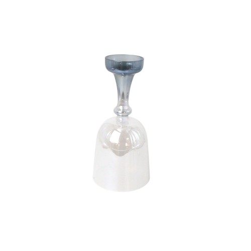 Pearl White and Black Gradient Alchemy Chalice Crystal Singing Grail For Chakra Healing Meditation With Carry Bag