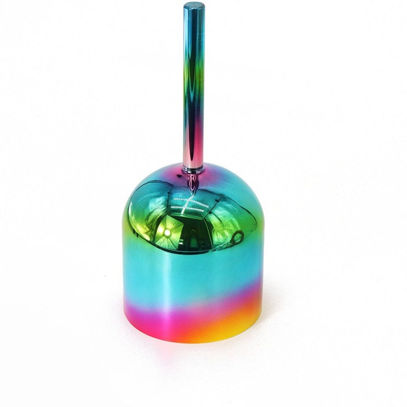 Rainbow Alchemy Handheld Crystal Singing Bowl For Sound Healing Meditation With Carry Bag