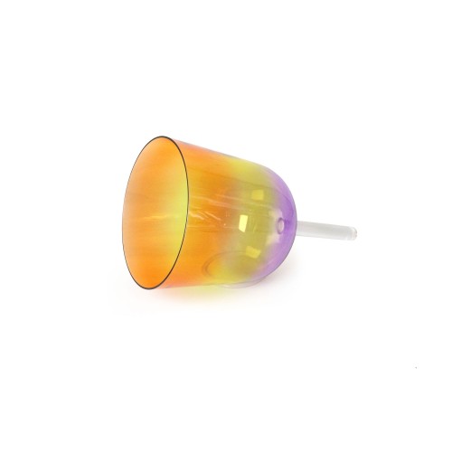 Rainbow Alchemy Handheld Crystal Singing Bowl For Sound Healing Meditation With Carry Bag 