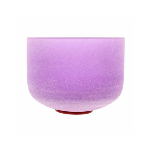 TOFOU Purple Crystal Singing Bowl For Chakra Sound Healing 440Hz/432Hz Meditation Bowl in Perfect Pitch 