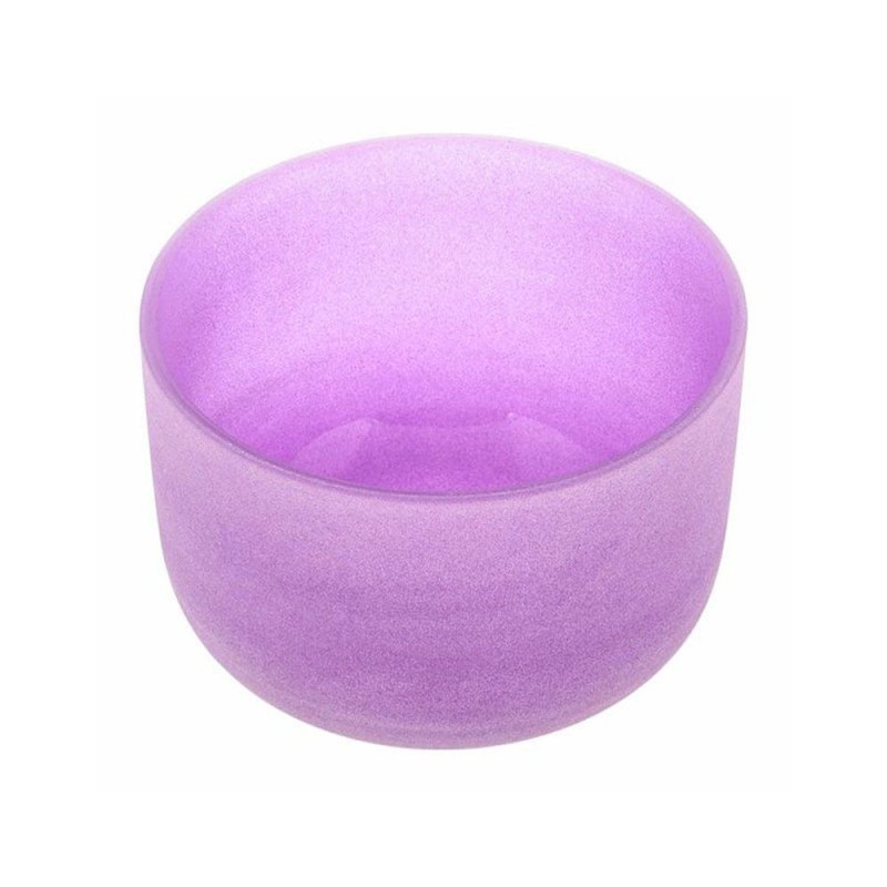 TOFOU Purple Crystal Singing Bowl For Chakra Sound Healing 440Hz/432Hz Meditation Bowl in Perfect Pitch  